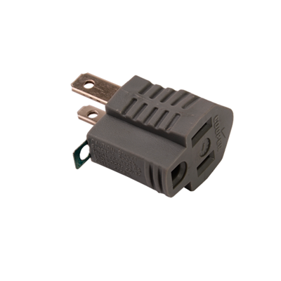 "GROUND ADAPTER, 2P/3W 15A-125V"