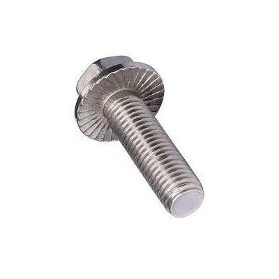 M6 X 16 SERRATED HEX FLANGE BOLT STAINLE