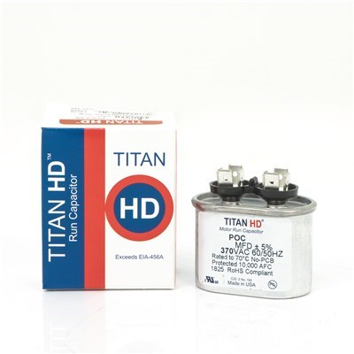 "TITAN HD 7.5MFD, 370V, OVAL"
