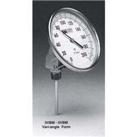 "THERMOMETER 3 FACE, 2-1/2 INS 0-500F"