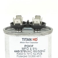 "TITAN HD 15MFD, 440/370V, OVAL"
